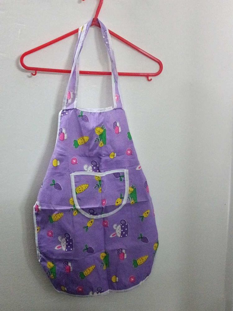 kids  Purple cute Apron