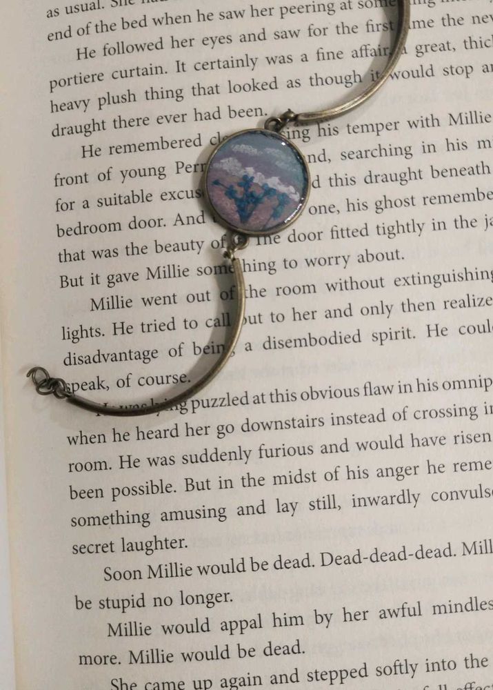 Antique Bronze Resin Bracelet