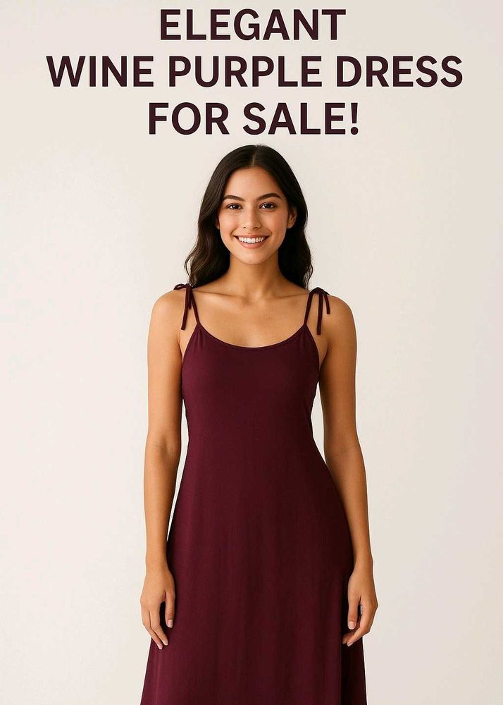 Wine Purple Kurti Dress