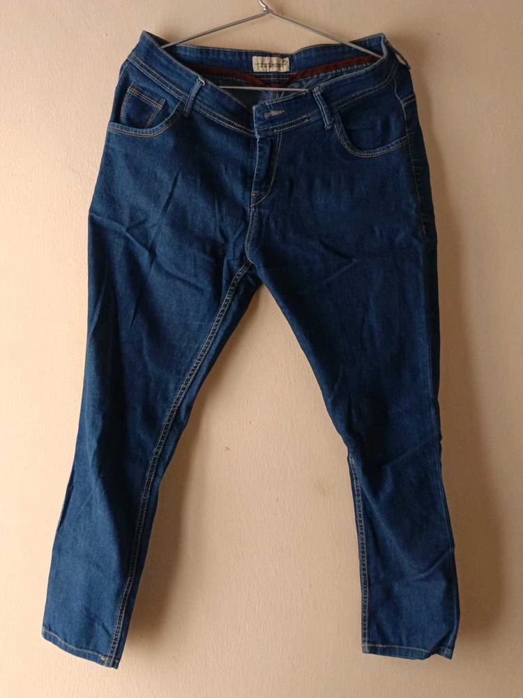 Dark Blue Denim Jeans
