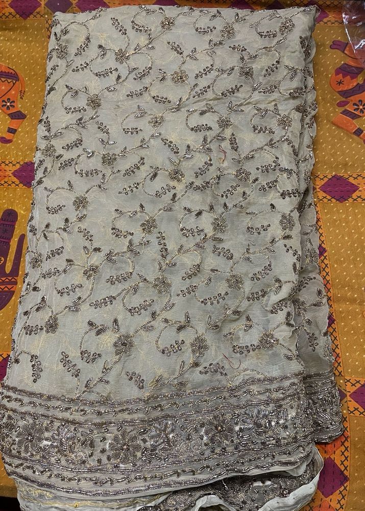 Elegant Embroidered Saree