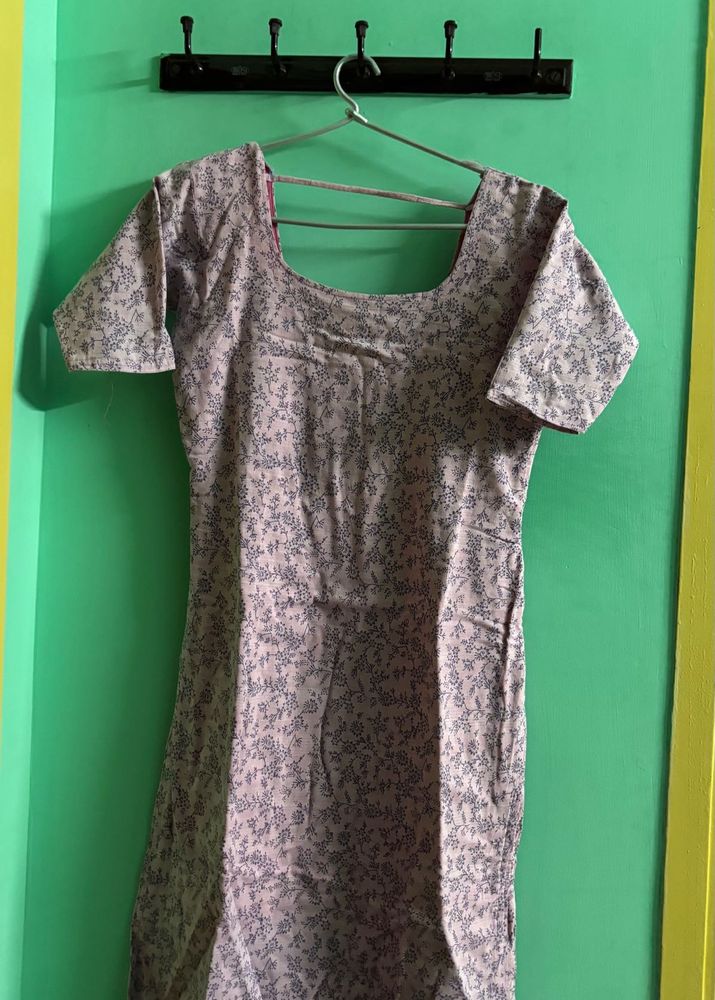 Floral Print Kurta With Pants