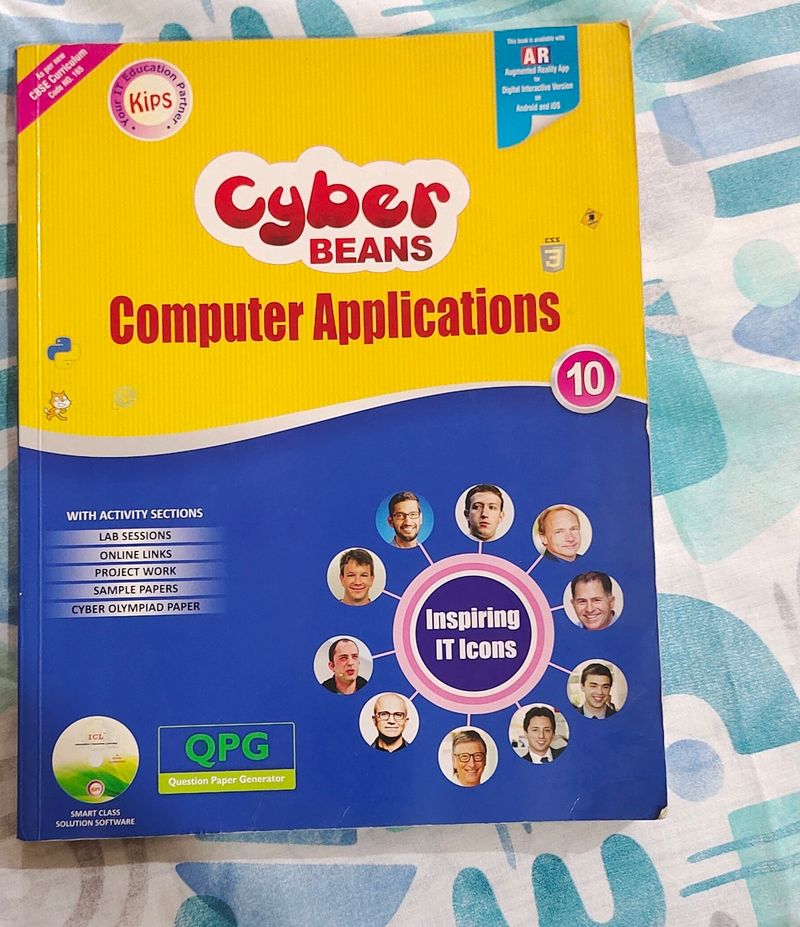 Class 10th Computer Book  Cyber Beans
