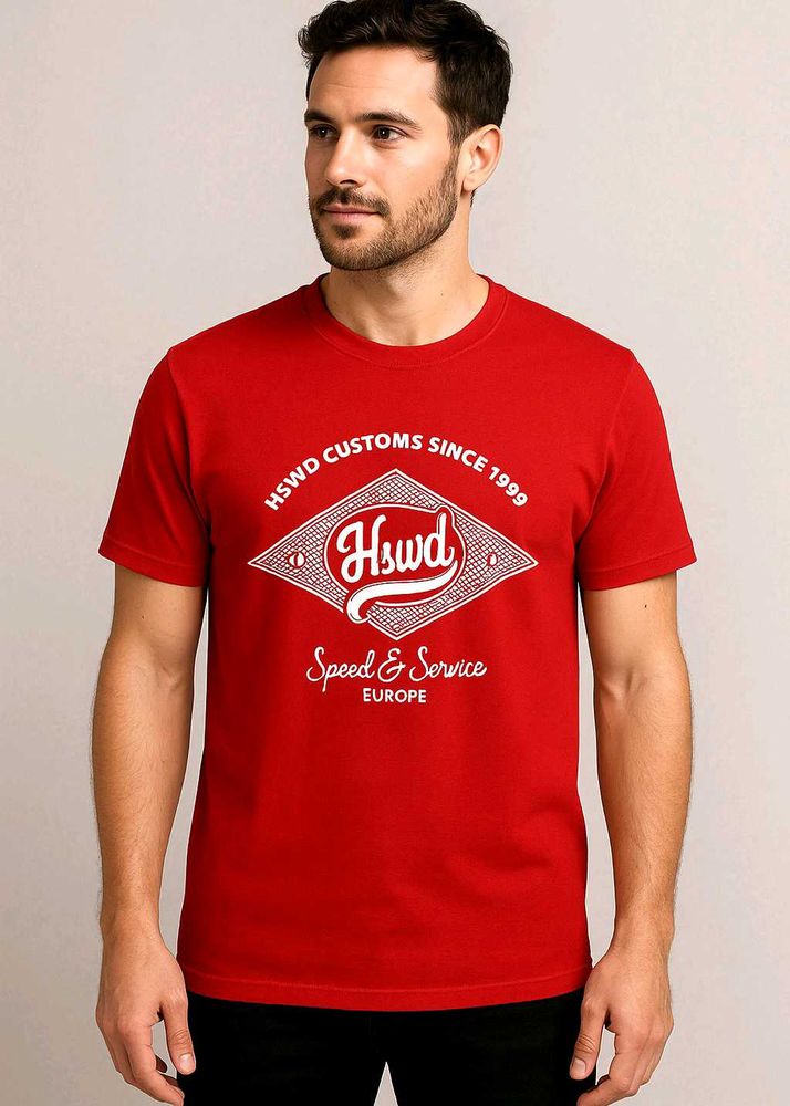 Red Graphic Print T-Shirt All Sizes