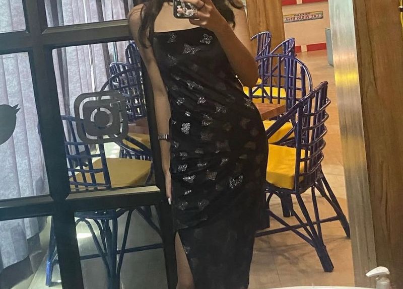 Black Butterfly Dress
