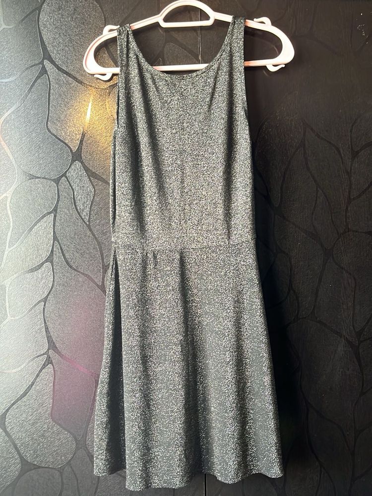 Shiny Black Dress