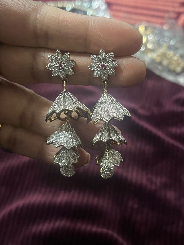 Sparkling Jhumka Earrings