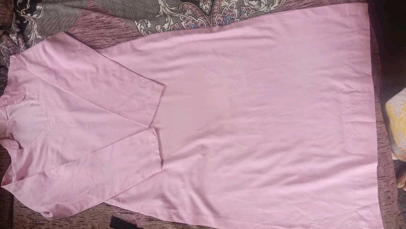 Pink Long Sleeve Dress