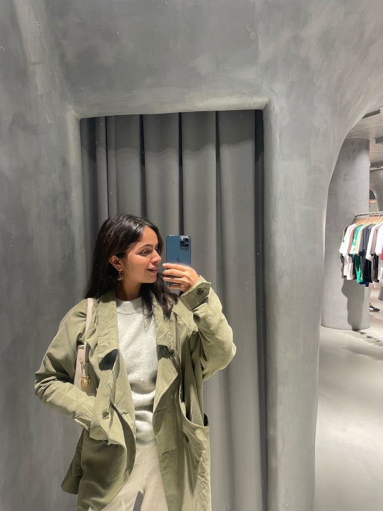 Olive Green Trench Coat