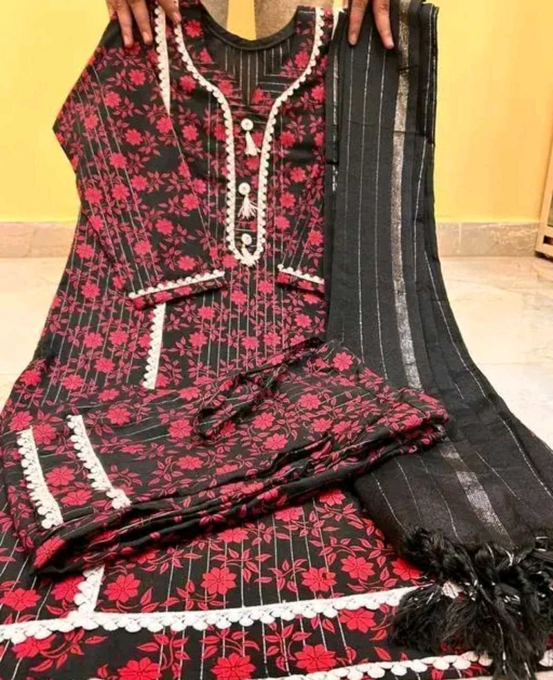 Floral Print Kurta Set