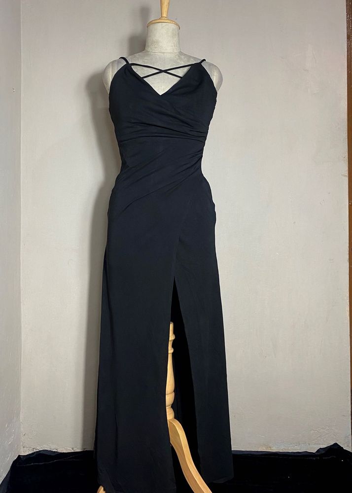 Plunge Long Dress