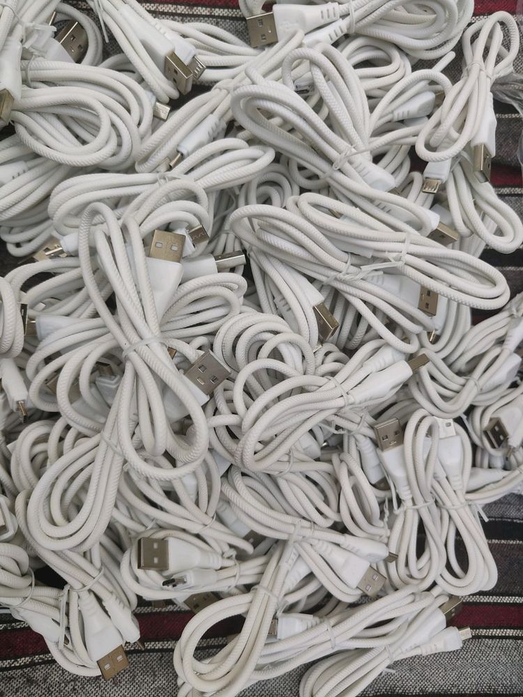 V8 Charging Cable  Pack Of 10