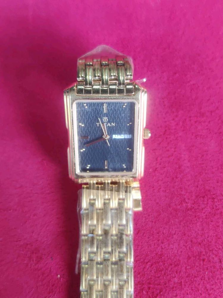 Gold Titan Watch