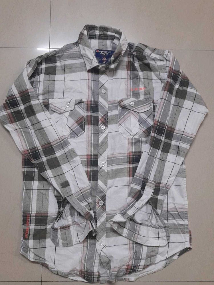 Plaid Flannel Shirt