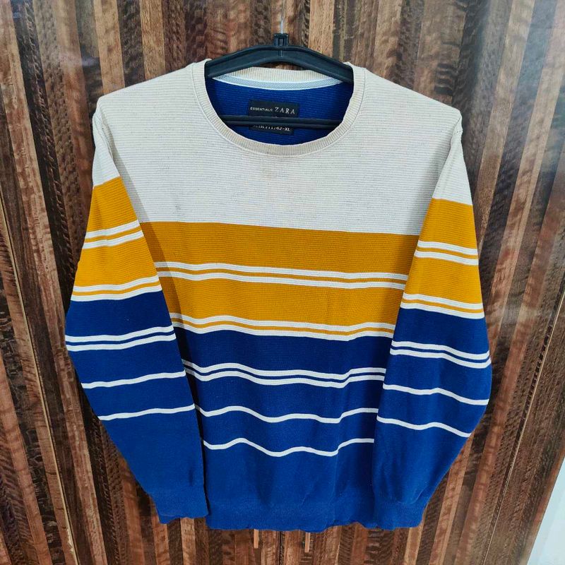 Zara Striped Pullover - Chest 40