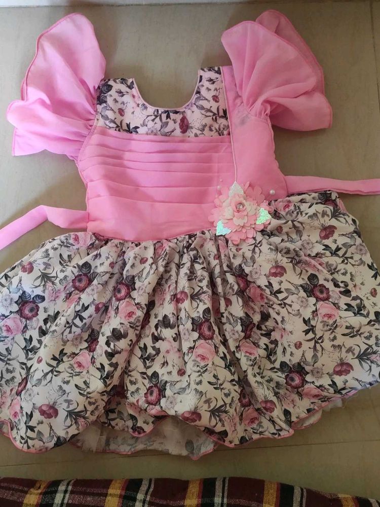 Cute Floral Baby Girl Dress