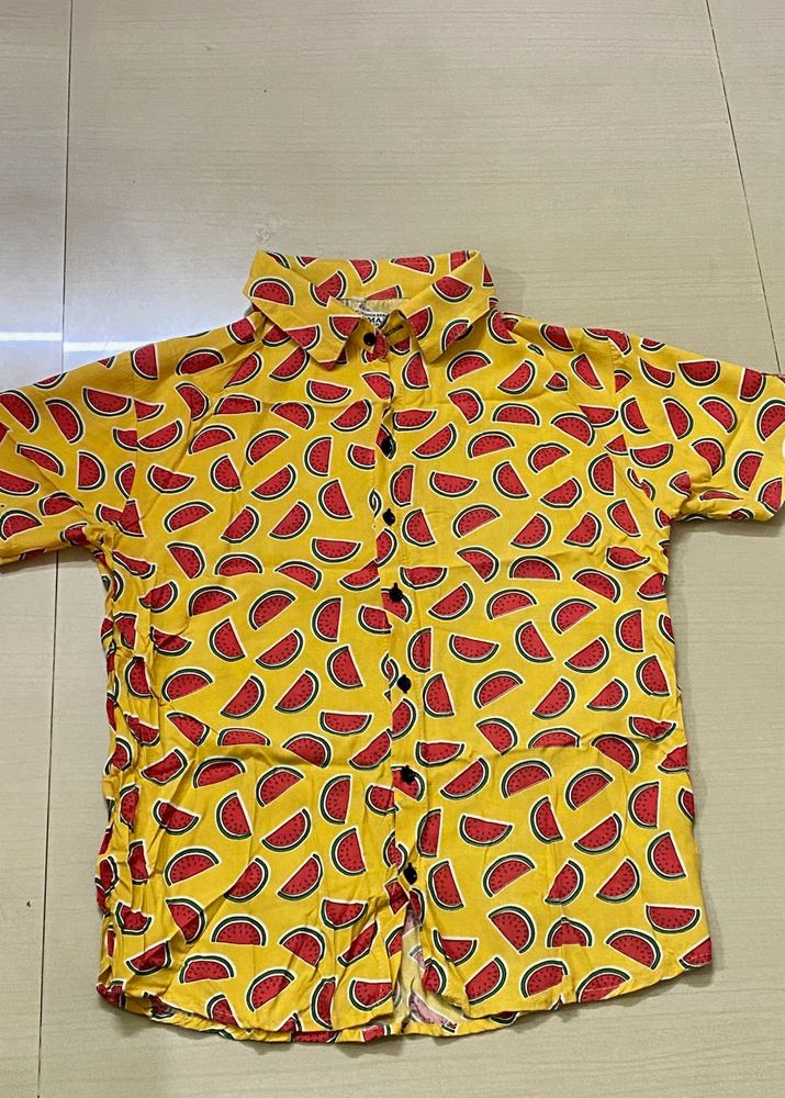 Watermelon Print Shirt