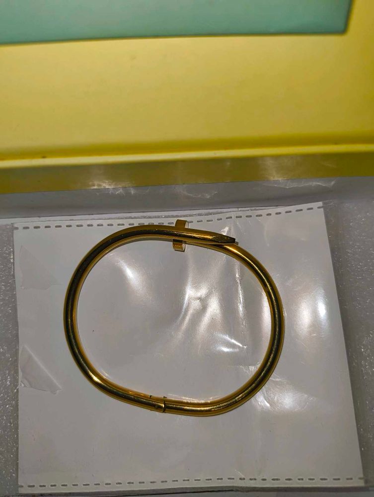Cartier stainless steel gold nail bracelet 💕