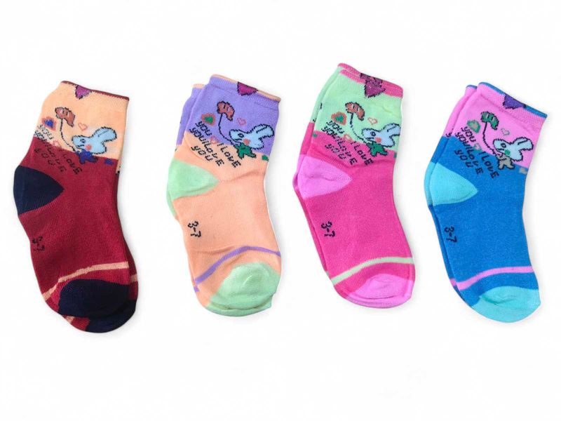 Cute Kids Socks 4 Combo