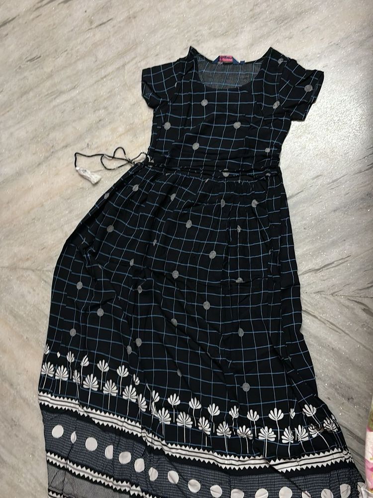 Checkered Maxi Dress