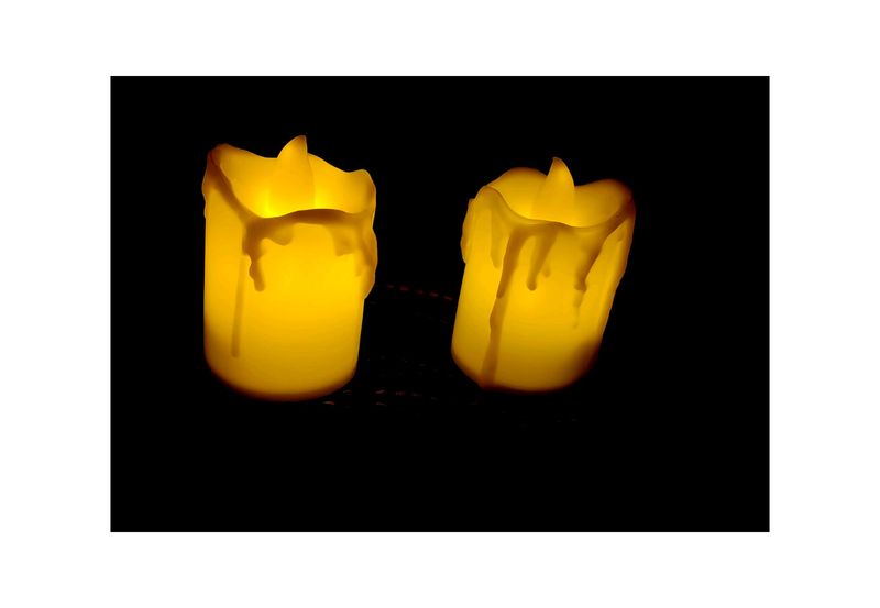 Melted LED Plastic Light