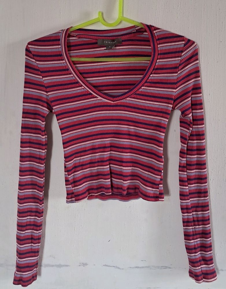 Long Sleeve Crop Top