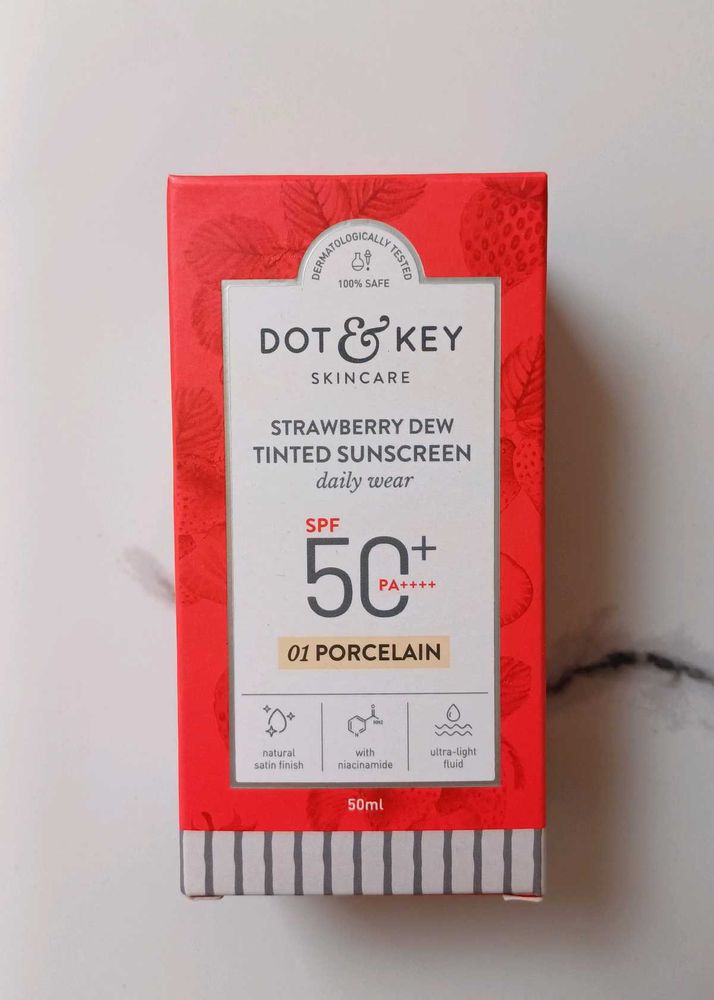 🌸 Dot &amp; Key Tinted Sunscreen – Porcelain | SPF 50