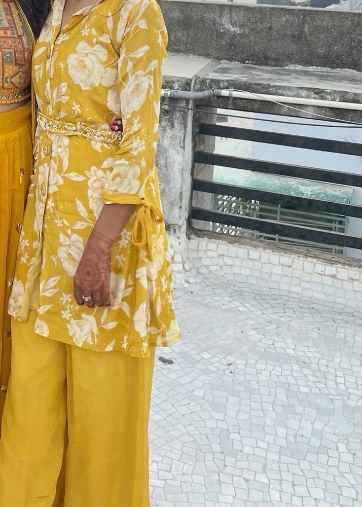 Floral Print Kurta Set