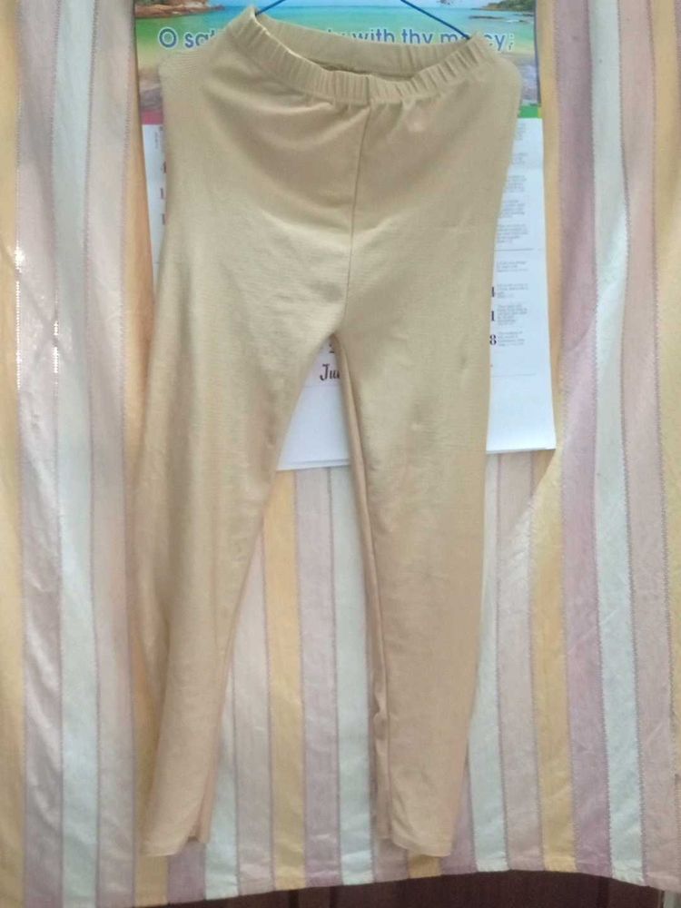 Tan Casual Leggings