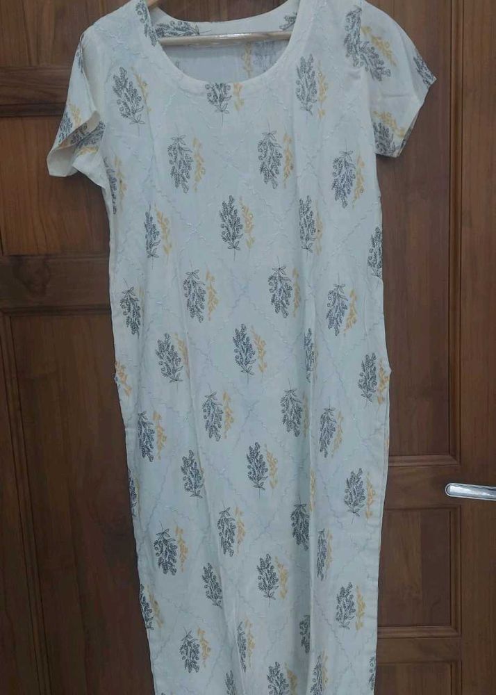 Off White Kurti
