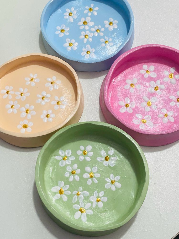 Mini Trinket Trays Set Of 4