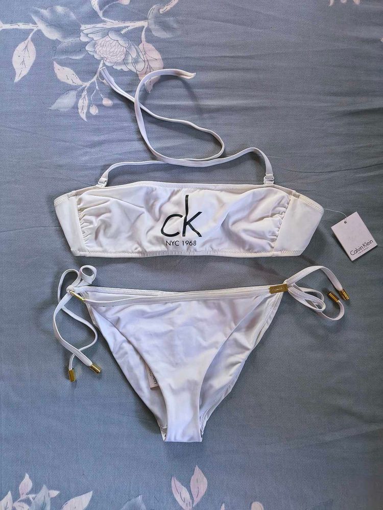 CK White Bikini Set