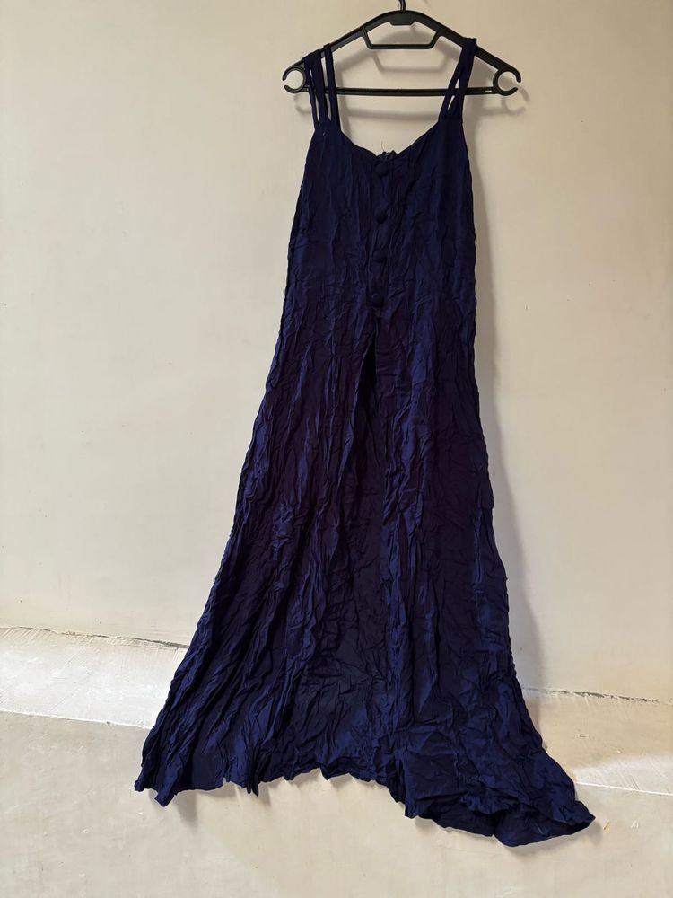 Navy Blue Maxi Dress