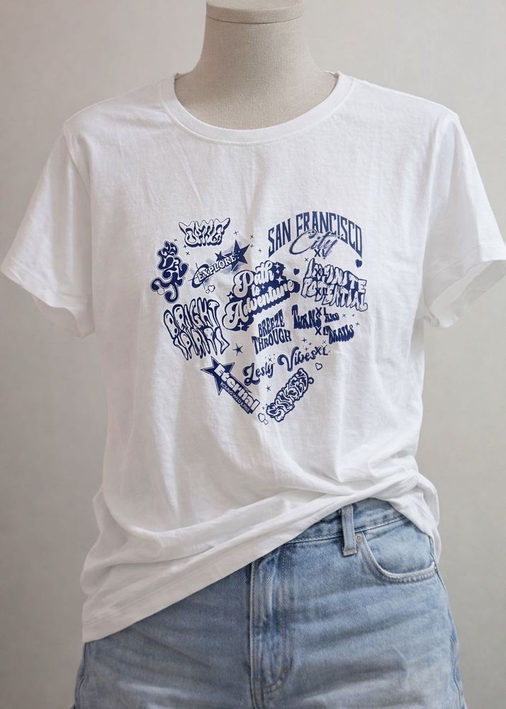 White San Francisco T-Shirt