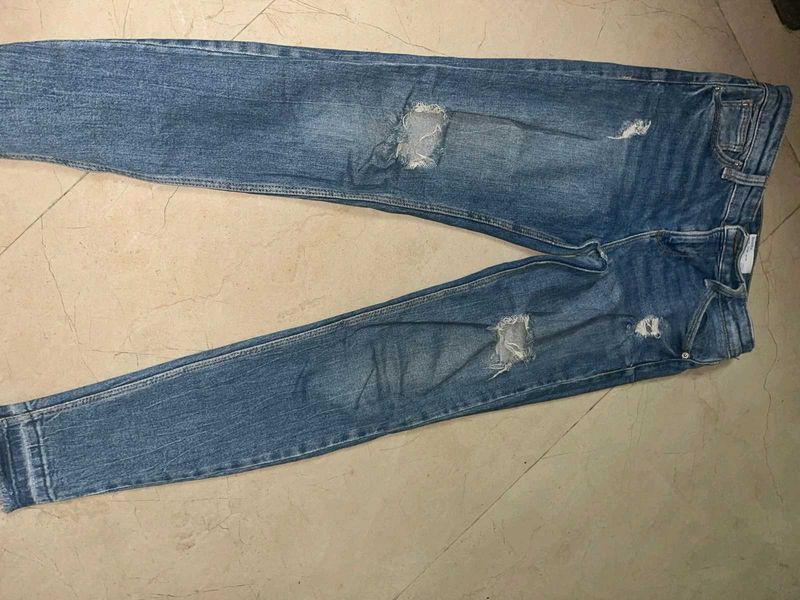 Ripped Denim Jeans