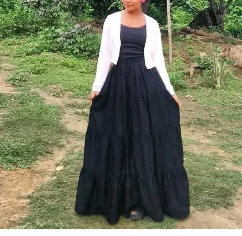 Black Skirt Free Size