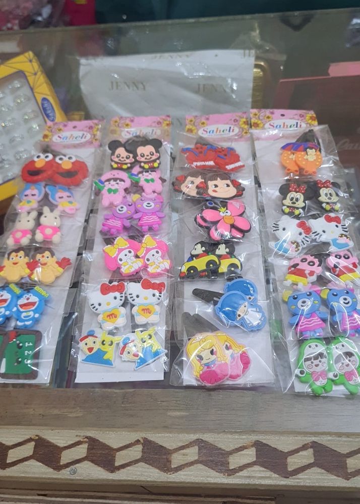 PAIR OF 24 Hair Tic tac pin for kids