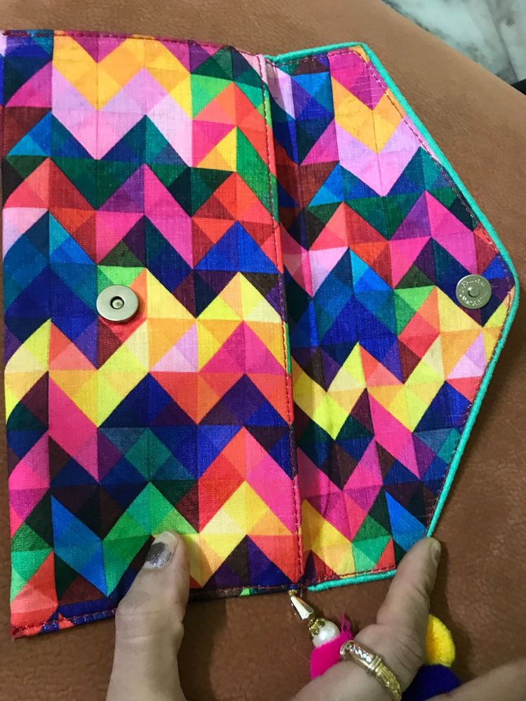 Colorful Geometric Wallet