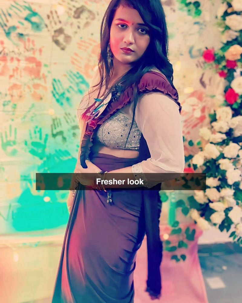 Elegant Purple Saree