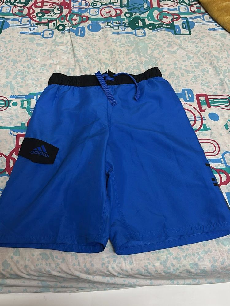 Adidas Blue Swim Trunks