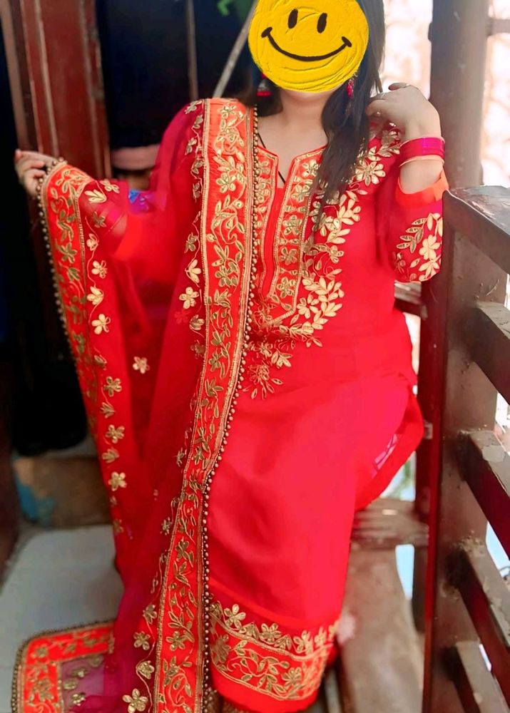 Heavy Bridal Gota Patti Suit