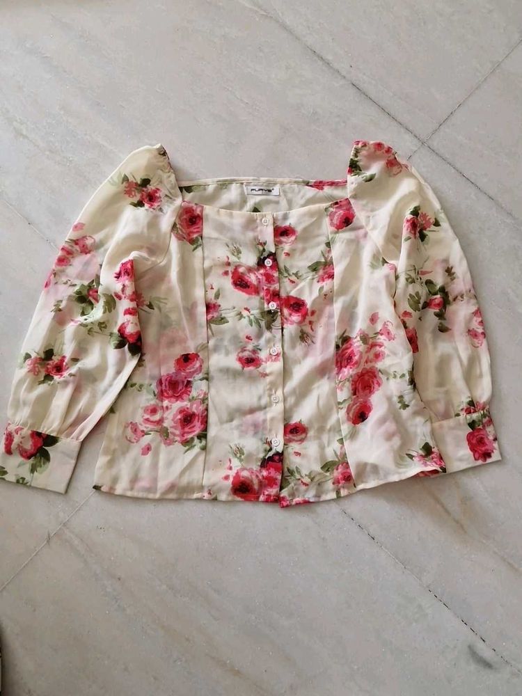 Floral Print Top