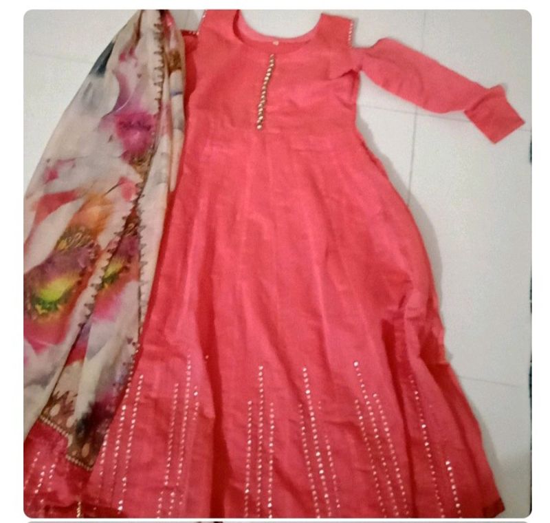 long gown style kurta