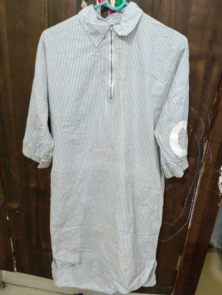 Chic &amp; Casual! Teamspirit High-Low Striped Dress