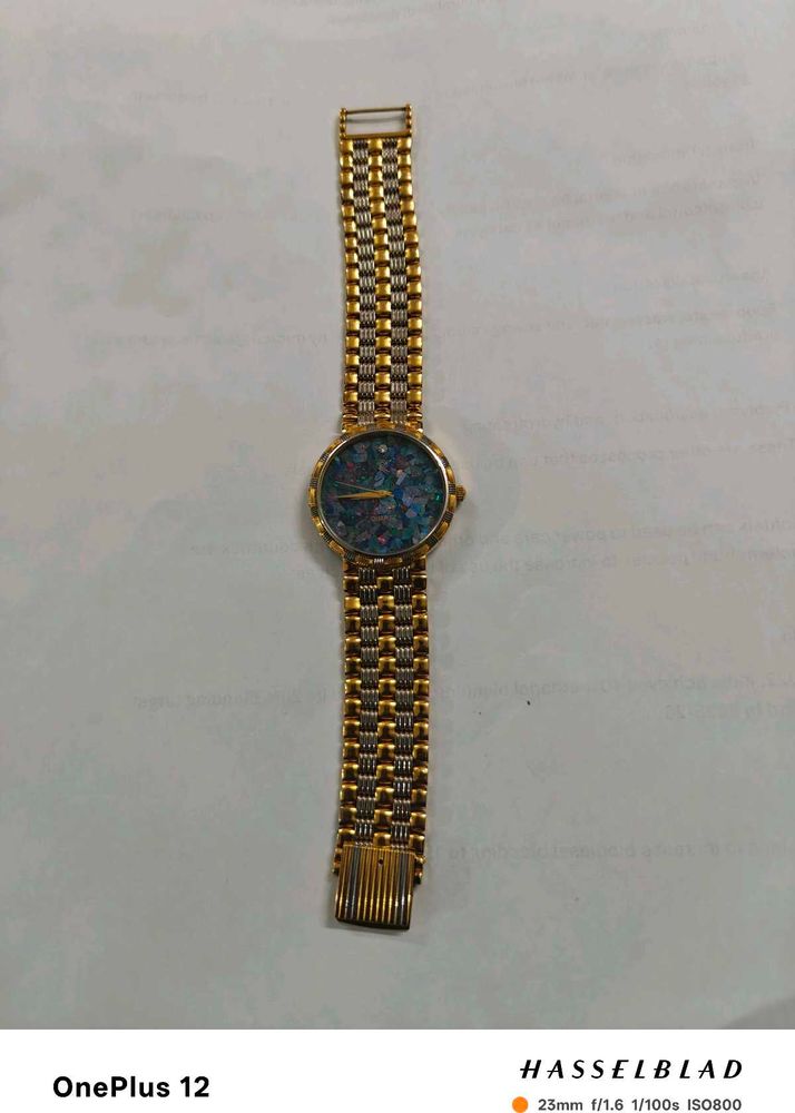 RARE Vintage Gold Rhodium Plated Watch (UNISEX)