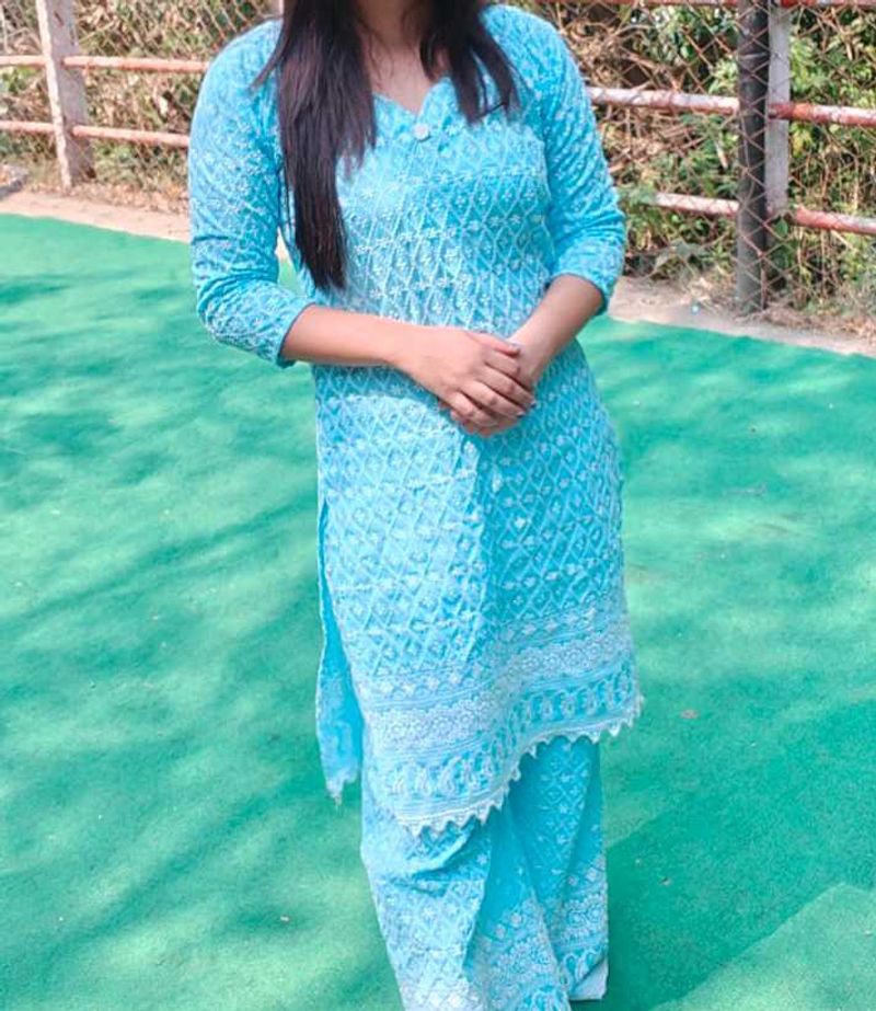 Chikankari Co Ord Set