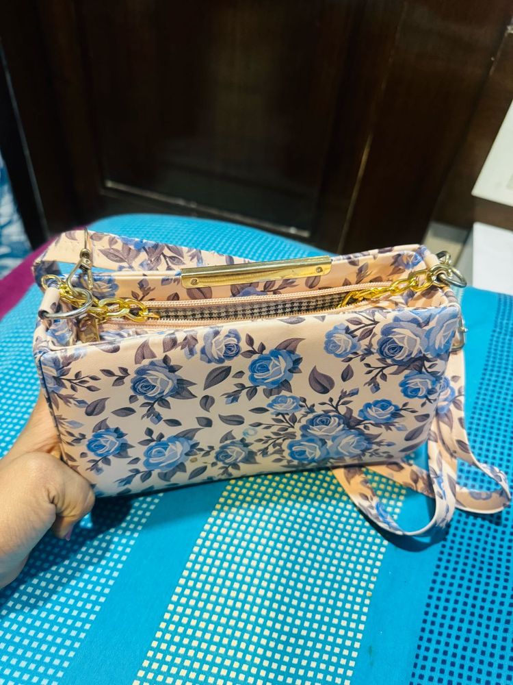Floral Print Crossbody Bag