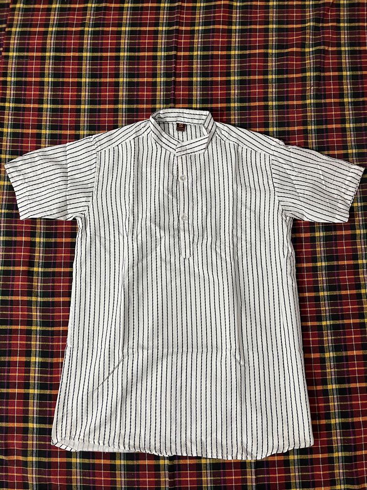 Deaim Brand Half Sleeve Chinese Collar Shirt Available Size - S Unisex T-shirt