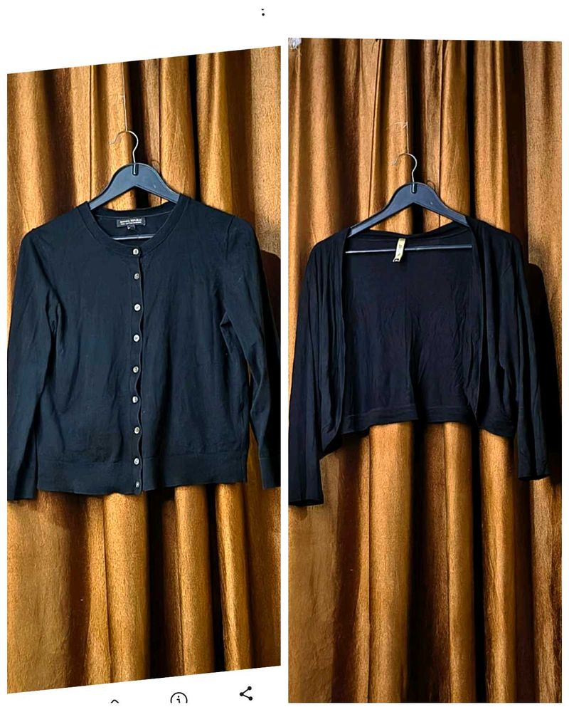 Combo Of 2, A Sweater n ASemi winter Shrug Size 44