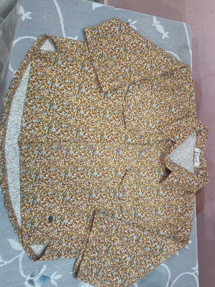 Floral Print Casual Shirt